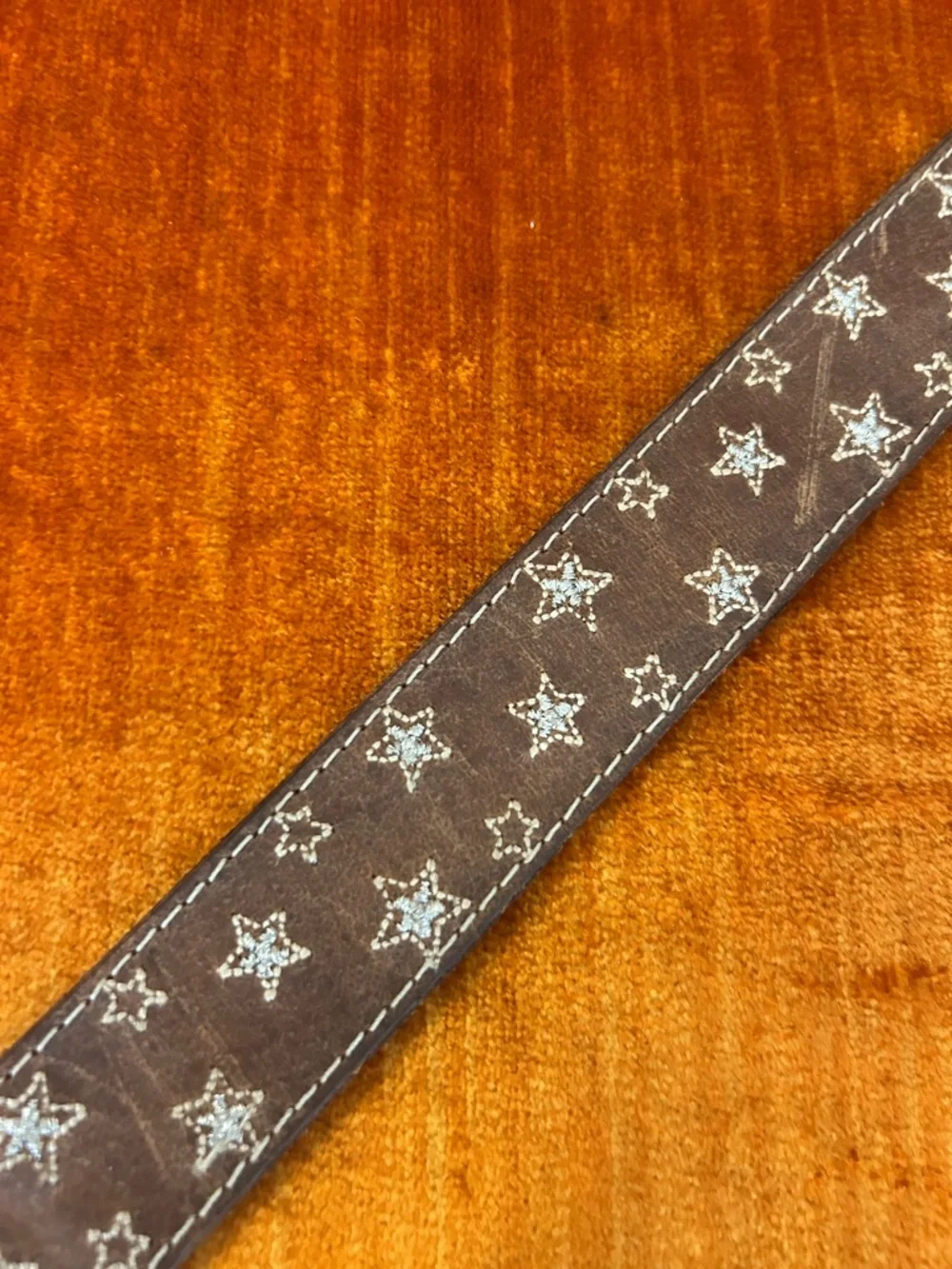 SHYANNE Girls Star Struck Made in India Brown Western Genuine Leather Belt 26”